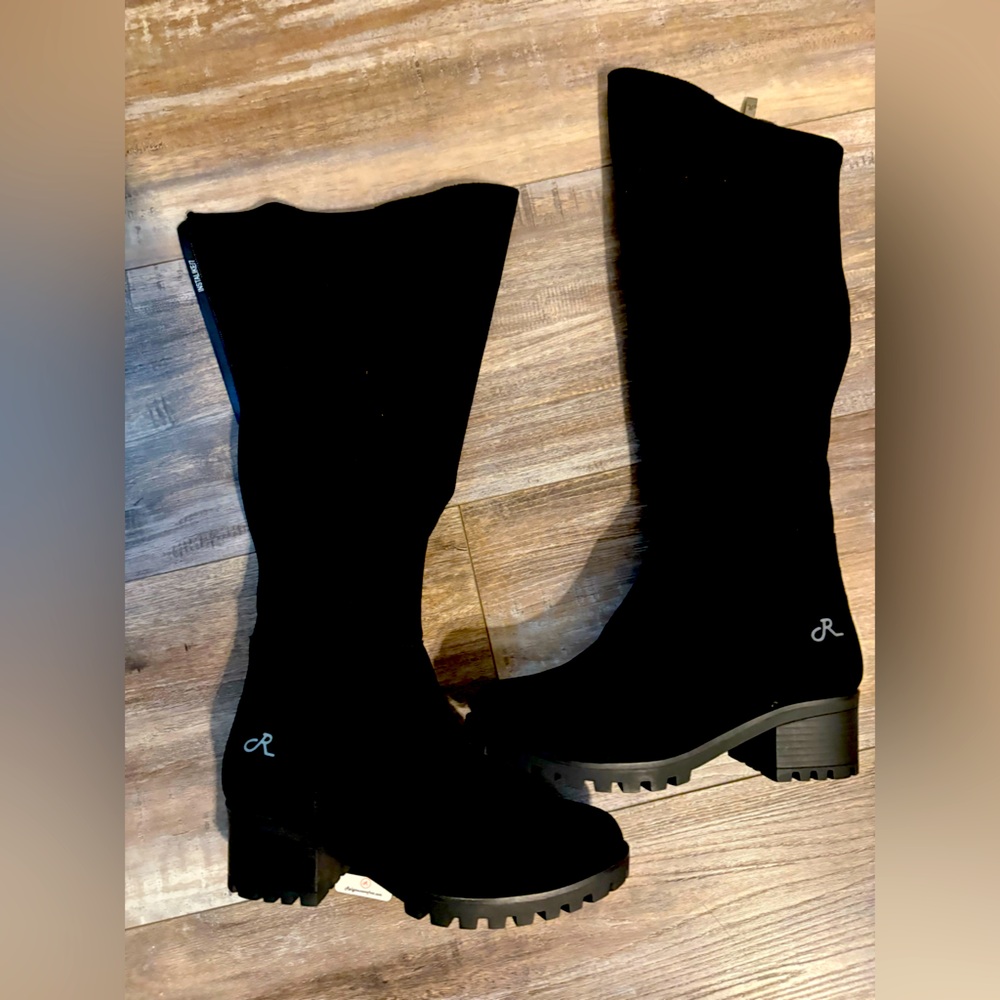 Black Knee-High Boots